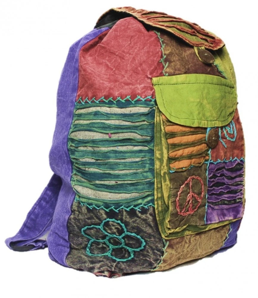 Shop-halona Hippie Rucksack Stone Washed, Cultbagz Flower 03 3 Shop-halona Hippie Rucksack Stone Washed, Cultbagz Flower 03