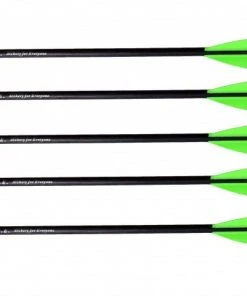 Shop-halona Pfeile 5x Carbonpfeil, Sportpfeil Black.bulls Strong, Spine 1650, 26 Zoll