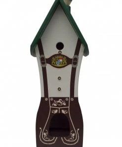 Shop-halona Vogelhaus Mit Futterstation, Nistkasten, Lederhose Handarbeit 65x18x16 Cm Entdecken Und Forschen 8 Shop-halona Vogelhaus Mit Futterstation, Nistkasten, Lederhose Handarbeit 65x18x16 Cm Entdecken Und Forschen