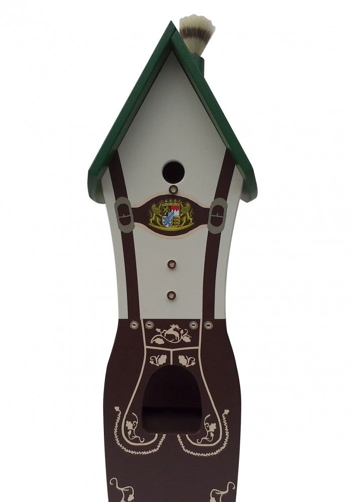 Shop-halona Vogelhaus Mit Futterstation, Nistkasten, Lederhose Handarbeit 65x18x16 Cm Entdecken Und Forschen 4 Shop-halona Vogelhaus Mit Futterstation, Nistkasten, Lederhose Handarbeit 65x18x16 Cm Entdecken Und Forschen