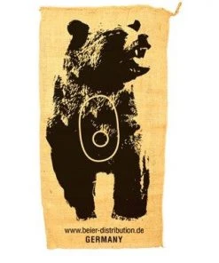 Shop-halona Schießsack, Zielscheibe F. Bogenschießen, Sportbogen, Motiv Bär