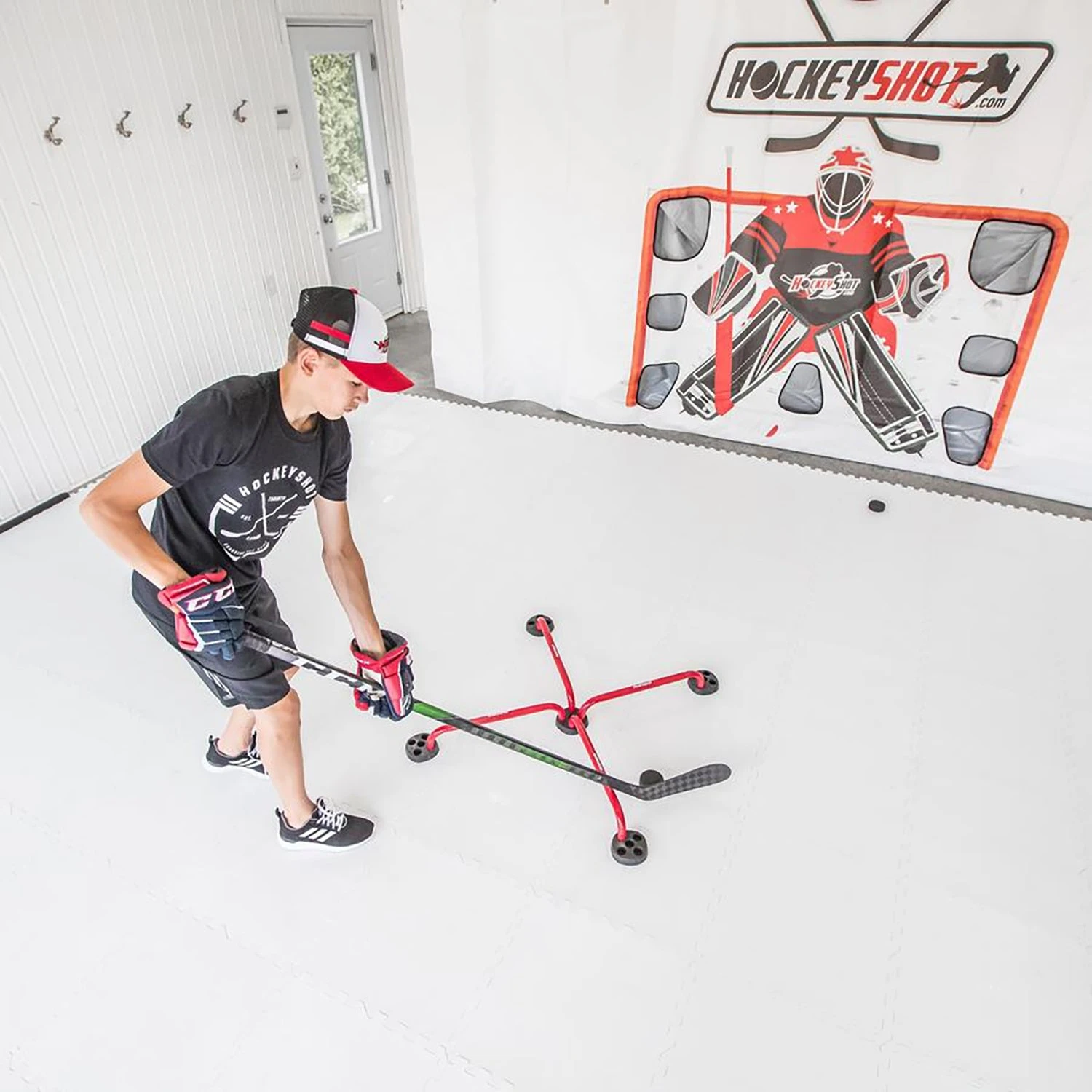 Hockeyshot Eishockey Training Edge Dangler Hockeytrainer 3 Hockeyshot Eishockey Training Edge Dangler Hockeytrainer