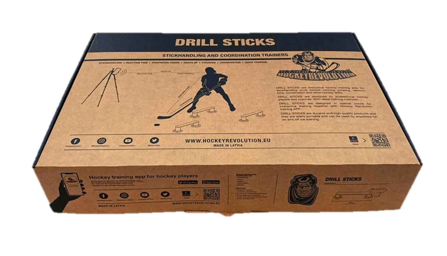 9965 Eishockey Hockey Training Drill Sticks Stickhandling 6 Stück Von Hockeyrevolution 6 9965 Eishockey Hockey Training Drill Sticks Stickhandling 6 Stück Von Hockeyrevolution