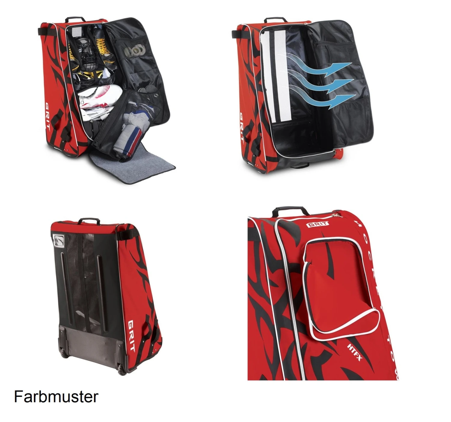 Shop-halona Tasche Grit HTFX Hockey Tower Senior Boston Schwarz/gelb 2 Shop-halona Tasche Grit HTFX Hockey Tower Senior Boston Schwarz/gelb