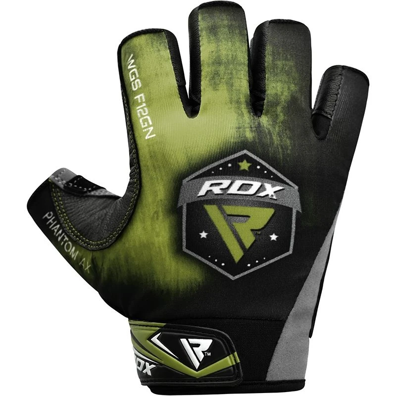 Outdoor - Fitness RDX F12 Gewichtheber Handschuhe Grün Gr. S 2 Outdoor - Fitness RDX F12 Gewichtheber Handschuhe Grün Gr. S