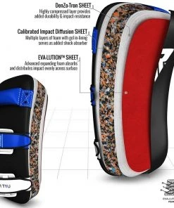 Shop-halona RDX T1 Curved Thai Kick Pad Schlagpolster Kampfsport Unterarm Blau 10 Shop-halona RDX T1 Curved Thai Kick Pad Schlagpolster Kampfsport Unterarm Blau