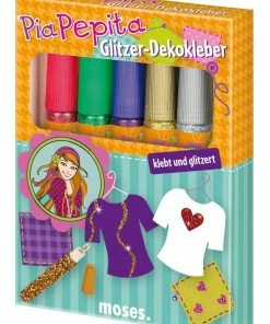 Shop-halona Pia Pepitas Glitzer Dekokleber Kleber F. Kinder