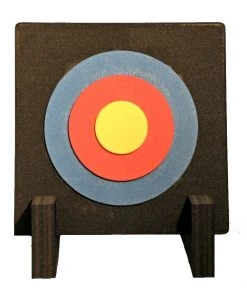 Shop-halona Bogensport Zielscheibe Mit Ständer 80x7 Cm Bis 45 Lbs Inkl. FITA Auflage