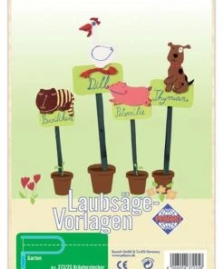 Shop-halona Vorlage Laubsäge Kräuterstecker