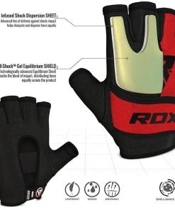 Shop-halona RDX Grappling Handschuh Gel X6 Rot S-XL 12 Shop-halona RDX Grappling Handschuh Gel X6 Rot S-XL