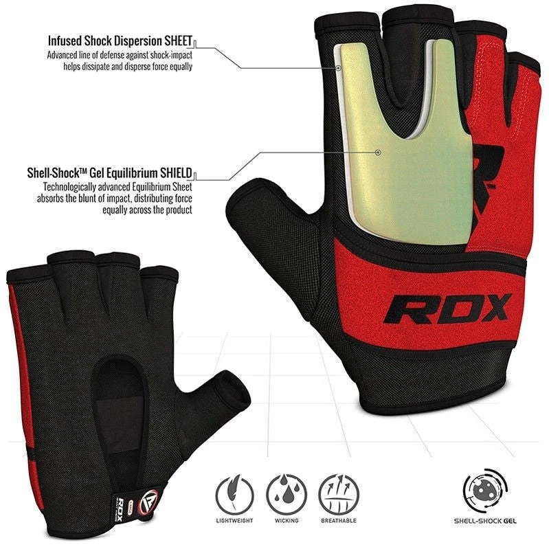 Shop-halona RDX Grappling Handschuh Gel X6 Rot S-XL 4 Shop-halona RDX Grappling Handschuh Gel X6 Rot S-XL