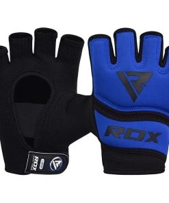 Shop-halona Outdoor - Fitness RDX Grappling Handschuh Gel X6 Blau S-XL