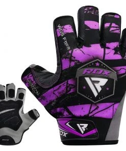 Shop-halona RDX F11 Bobybuilding Gym Handschuhe Sumblimation Purple S-L