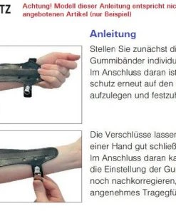 Shop-halona Armschutz F. Kinder Bogenschießen, Kinderarmschutz Pro Schwarz