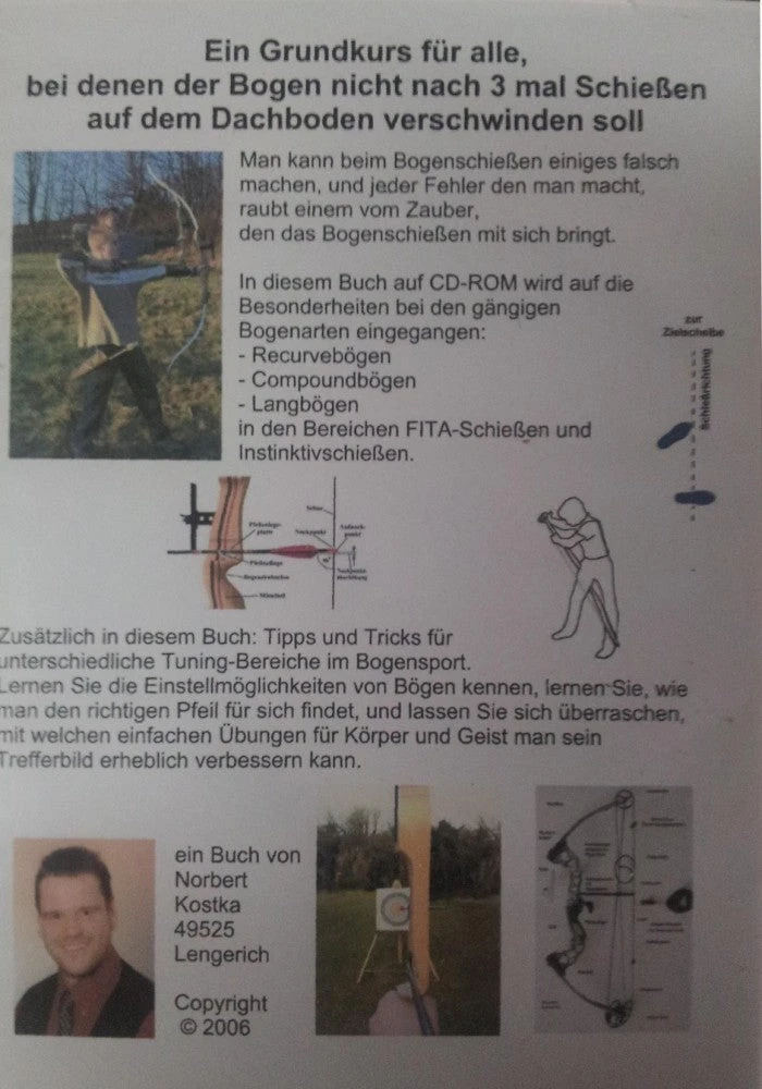 Shop-halona Bücher Bogenschießen (nicht Nur) Für Einsteiger - Das Lehrbuch Auf CD-ROM, Buch 1 Shop-halona Bücher Bogenschießen (nicht Nur) Für Einsteiger - Das Lehrbuch Auf CD-ROM, Buch