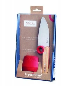 Shop-halona Freizeitmesser Küchenmesser F. Kinder, Kindermesser Mit Fingerschutz, Messer V. Opinel