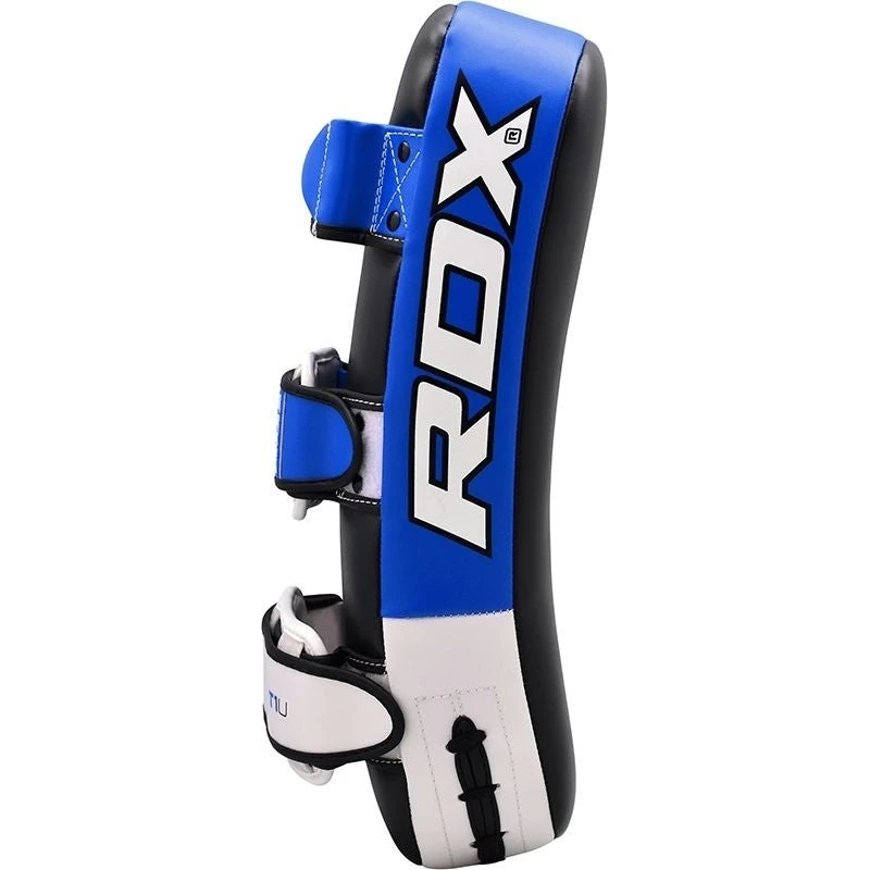 Shop-halona RDX T1 Curved Thai Kick Pad Schlagpolster Kampfsport Unterarm Blau 5 Shop-halona RDX T1 Curved Thai Kick Pad Schlagpolster Kampfsport Unterarm Blau