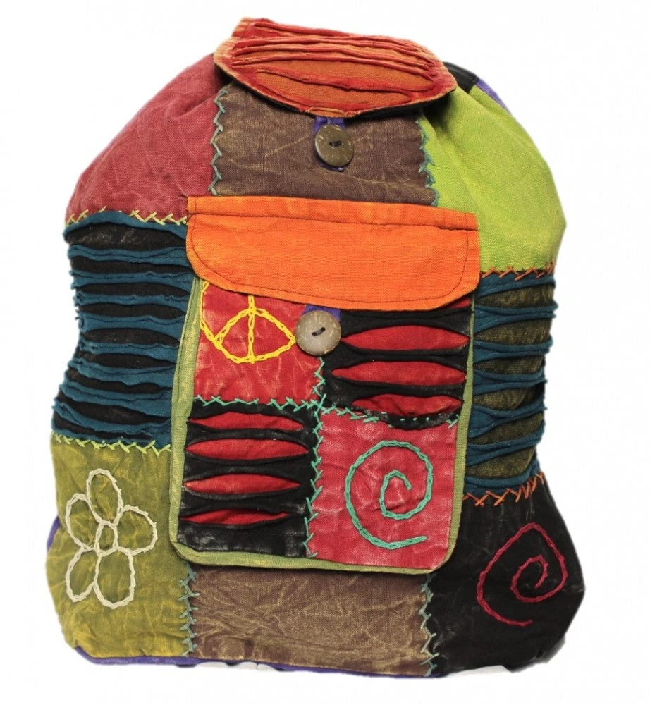 Shop-halona Natur & Trend Hippie Rucksack Stone Washed, Cultbagz Flower 07 1 Shop-halona Natur & Trend Hippie Rucksack Stone Washed, Cultbagz Flower 07