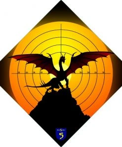 Shop-halona Zielscheibe 42x42cm Dreagon Pfeil Und Bogen Von Bestsaller Für Saugnapfpfeile Armbrust