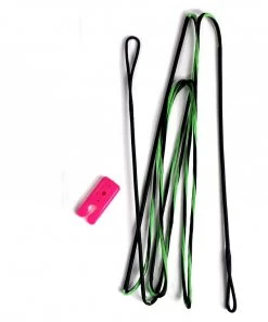 Shop-halona Sehne Supra 8125 Stringflex Schwarz/neon Grün 64-72 Zoll