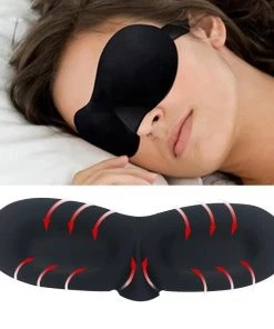 Shop-halona Schlafbrille Memory Foam 3D Schlafmaske