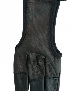 Shop-halona Schießhandschuh, Bogenhandschuh Marmoriert Echtleder Black.bulls Von Halona