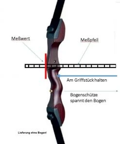 Shop-halona Bogensport Maßpfeil, Pfeil Zum Messen Der Bogenlänge