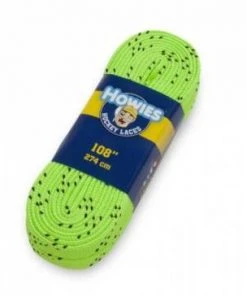 Shop-halona Schnürsenkel Schlittschuhe Howies Colored Cloth Molded Tip Laces Schnürsenkel Neon Lime