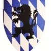 Shop-halona Schild Bayern, Bayrisches Schild Mit Bergischem Löwen, Ritterschild