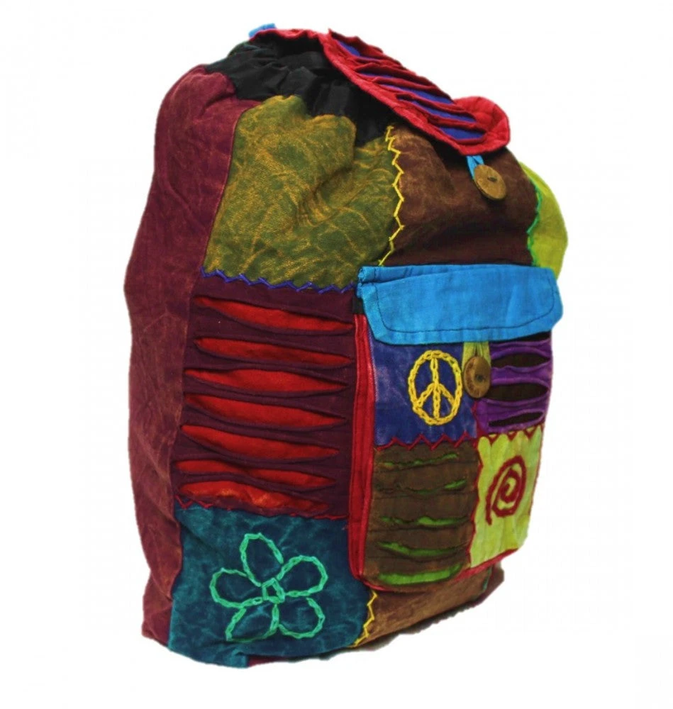 Shop-halona Hippie Rucksack Stone Washed, Cultbagz Flower 02 1 Shop-halona Hippie Rucksack Stone Washed, Cultbagz Flower 02