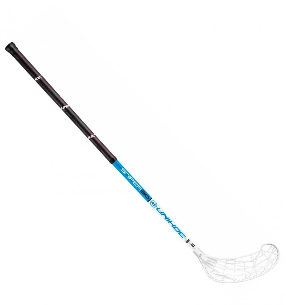 Shop-halona Floorballschläger Unihoc Sniper Blau/weiss 87cm 2 Shop-halona Floorballschläger Unihoc Sniper Blau/weiss 87cm