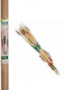 Shop-halona Fun Und Spiel Riesen Deko Mikado 80 Cm Weiss Natur