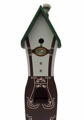 Shop-halona Vogelhaus Mit Futterstation, Nistkasten, Lederhose Handarbeit 65x18x16 Cm Entdecken Und Forschen 5 Shop-halona Vogelhaus Mit Futterstation, Nistkasten, Lederhose Handarbeit 65x18x16 Cm Entdecken Und Forschen