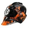 Shop-halona Floorball Helm IFF Zertifiziert Für Torwart, Torhüter Unihockey Senior Orange