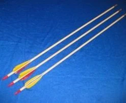 Shop-halona 3er SET Pfeile Mit Metallspitze Für Pfeil Und Bogen