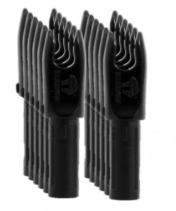 Shop-halona Bogensport 12x Nocke Bearpaw Penthalon Black Slim Line