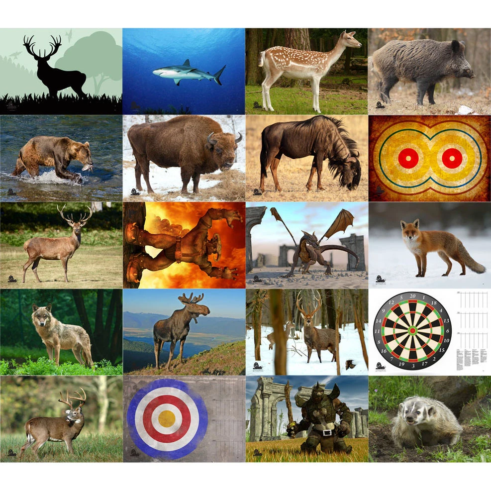 Shop-halona Zielscheiben Scheibenauflage, Zielscheibe Bogenschießen Stronhold Bunte Motive 2 Shop-halona Zielscheiben Scheibenauflage, Zielscheibe Bogenschießen Stronhold Bunte Motive