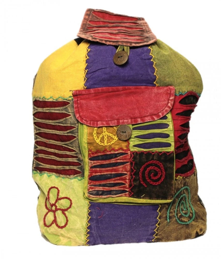 Shop-halona Hippie Rucksack Stone Washed, Cultbagz Flower 05 1 Shop-halona Hippie Rucksack Stone Washed, Cultbagz Flower 05