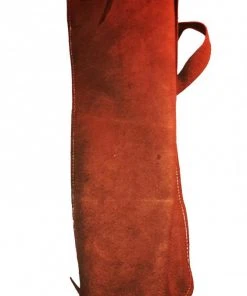 Shop-halona Rückenköcher Bogensport, Velourleder Köcher Mit Rückengurt Halona 54x16 Cm