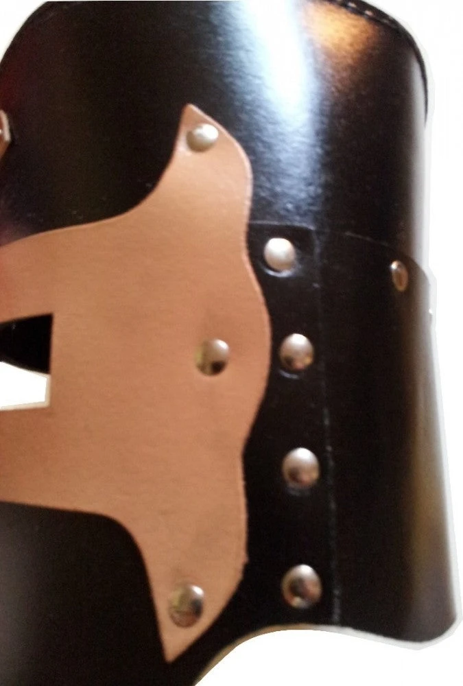 Shop-halona Rollenspiele Ritterhelm Aus Leder, Ritterrüstung; Helm Larp, Templer-Helm 1 Shop-halona Rollenspiele Ritterhelm Aus Leder, Ritterrüstung; Helm Larp, Templer-Helm