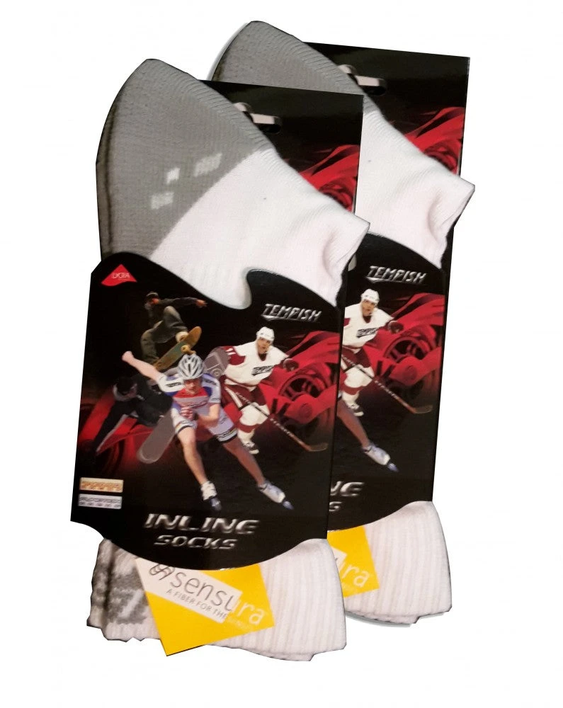 Shop-halona 2x Skate Socken, Inliner Socken Tempish Skate Air Midi White 34-48 Sportsocken Eishockey Socken 2 Shop-halona 2x Skate Socken, Inliner Socken Tempish Skate Air Midi White 34-48 Sportsocken Eishockey Socken