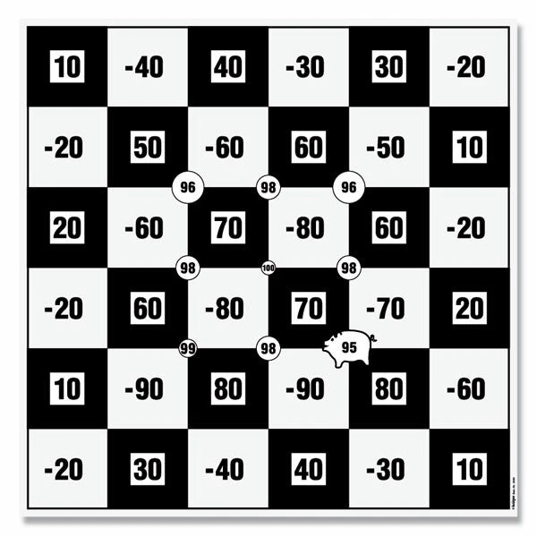 Shop-halona Bogensport 5x Scheibenauflage Bogenschießen, Glückscheibe Karo 1 Shop-halona Bogensport 5x Scheibenauflage Bogenschießen, Glückscheibe Karo