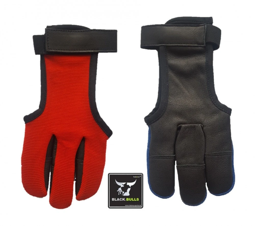 Shop-halona Bogensport Bogenhandschuh BLACK.BULLS Colore Rot S-XL 4 Shop-halona Bogensport Bogenhandschuh BLACK.BULLS Colore Rot S-XL