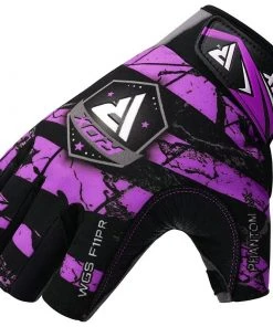 Shop-halona RDX F11 Bobybuilding Gym Handschuhe Sumblimation Purple S-L
