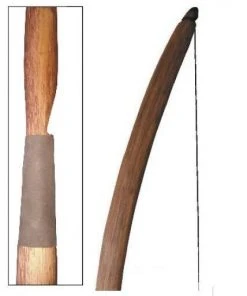 Shop-halona Langbogen SET Rattan 54 Zoll, 23 Lbs, RH - Traditioneller Sportbogen Inkl. Pfeil