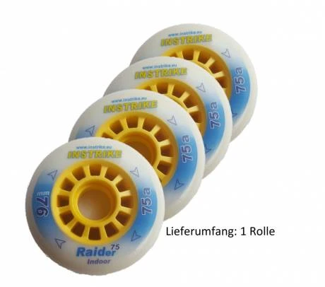 Shop-halona Instrike Inliner Rollen Indoor Hockey Raider 75a Gr. 59-80 1 Shop-halona Instrike Inliner Rollen Indoor Hockey Raider 75a Gr. 59-80