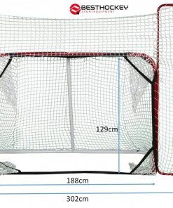 Shop-halona Hockey Tor 188x129cm Mit Fangnetz 302x175cm, Besthockey Hockeytor Target