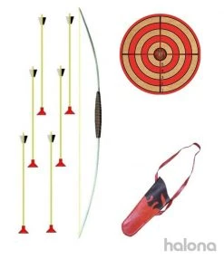 Shop-halona Bogenschießen (junior) Bogenset Halona, Pfeil Und Bogen Mit Zielscheibe Und Köcher F. Kinder