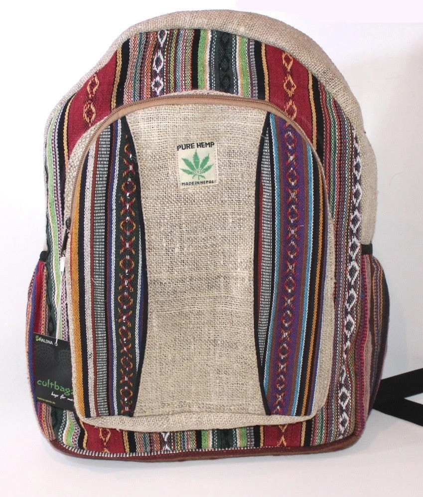 Shop-halona Natur & Trend Cultbagz Rucksack Hemp Multi Colors One 4 Shop-halona Natur & Trend Cultbagz Rucksack Hemp Multi Colors One