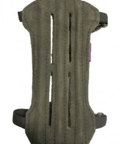 Shop-halona Bogensport Armschutz Wildleder Grau/anthrazit F. Unterarm Ventiliert